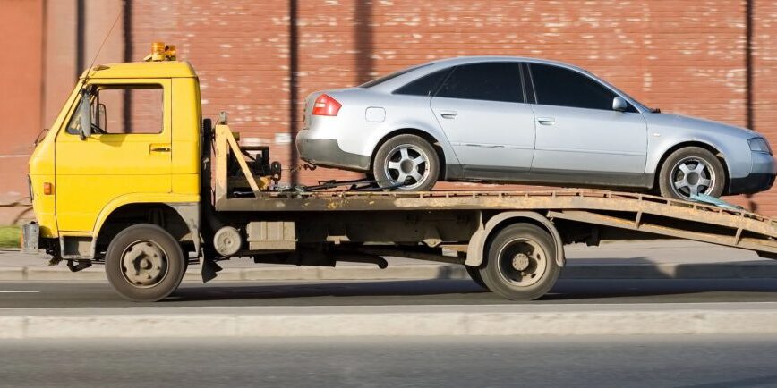 Flatbed towing